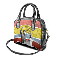 Bobby Seale Shoulder Handbag Torn Paper Collage Design Solidarity Quote Powerful Speech Artwork Civil Rights - Wonder Print Shop