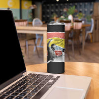 Bobby Seale Skinny Tumbler Torn Paper Collage Design Solidarity Quote Powerful Speech Artwork Civil Rights - Wonder Print Shop