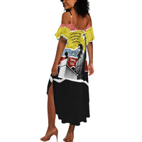 Bobby Seale Summer Maxi Dress Torn Paper Collage Design Solidarity Quote Powerful Speech Artwork Civil Rights - Wonder Print Shop