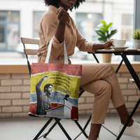 Bobby Seale Tote Bag Torn Paper Collage Design Solidarity Quote Powerful Speech Artwork Civil Rights - Wonder Print Shop