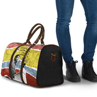Bobby Seale Travel Bag Torn Paper Collage Design Solidarity Quote Powerful Speech Artwork Civil Rights - Wonder Print Shop