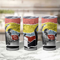 Bobby Seale Tumbler Cup Torn Paper Collage Design Solidarity Quote Powerful Speech Artwork Civil Rights - Wonder Print Shop