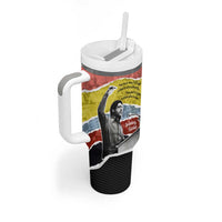Bobby Seale Tumbler With Handle Torn Paper Collage Design Solidarity Quote Powerful Speech Artwork Civil Rights - Wonder Print Shop