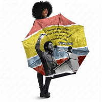 Bobby Seale Umbrella Torn Paper Collage Design Solidarity Quote Powerful Speech Artwork Civil Rights - Wonder Print Shop