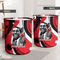 Stokely Carmichael Laundry Basket Abstract Design Black Power Text Civil Rights Activist - Wonder Print Shop