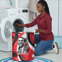 Stokely Carmichael Laundry Basket Abstract Design Black Power Text Civil Rights Activist - Wonder Print Shop