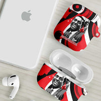 Stokely Carmichael AirPods Case Abstract Design Black Power Text Civil Rights Activist - Wonder Print Shop
