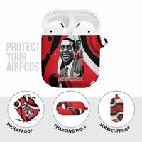 Stokely Carmichael AirPods Case Abstract Design Black Power Text Civil Rights Activist - Wonder Print Shop
