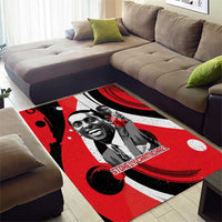 Stokely Carmichael Area Rug Abstract Design Black Power Text Civil Rights Activist - Wonder Print Shop