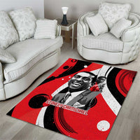 Stokely Carmichael Area Rug Abstract Design Black Power Text Civil Rights Activist - Wonder Print Shop