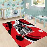 Stokely Carmichael Area Rug Abstract Design Black Power Text Civil Rights Activist - Wonder Print Shop