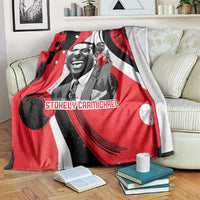 Stokely Carmichael Blanket Abstract Design Black Power Text Civil Rights Activist - Wonder Print Shop