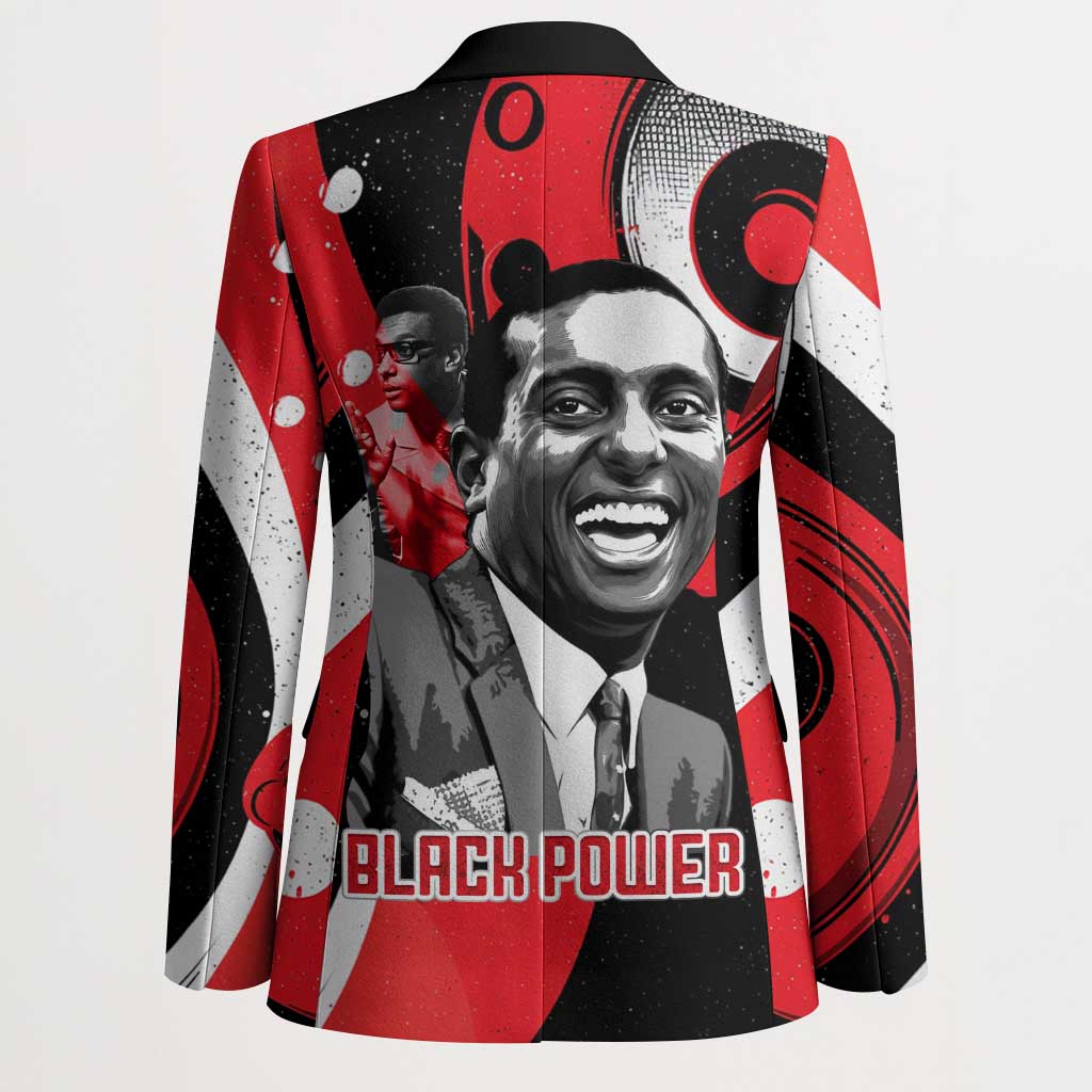 Stokely Carmichael Blazer Abstract Design Black Power Text Civil Rights Activist - Wonder Print Shop