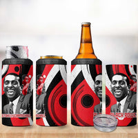 Stokely Carmichael 4 in 1 Can Cooler Tumbler Abstract Design Black Power Text Civil Rights Activist - Wonder Print Shop