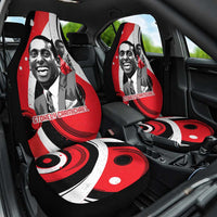 Stokely Carmichael Car Seat Cover Abstract Design Black Power Text Civil Rights Activist - Wonder Print Shop