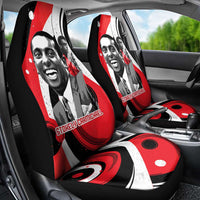 Stokely Carmichael Car Seat Cover Abstract Design Black Power Text Civil Rights Activist - Wonder Print Shop