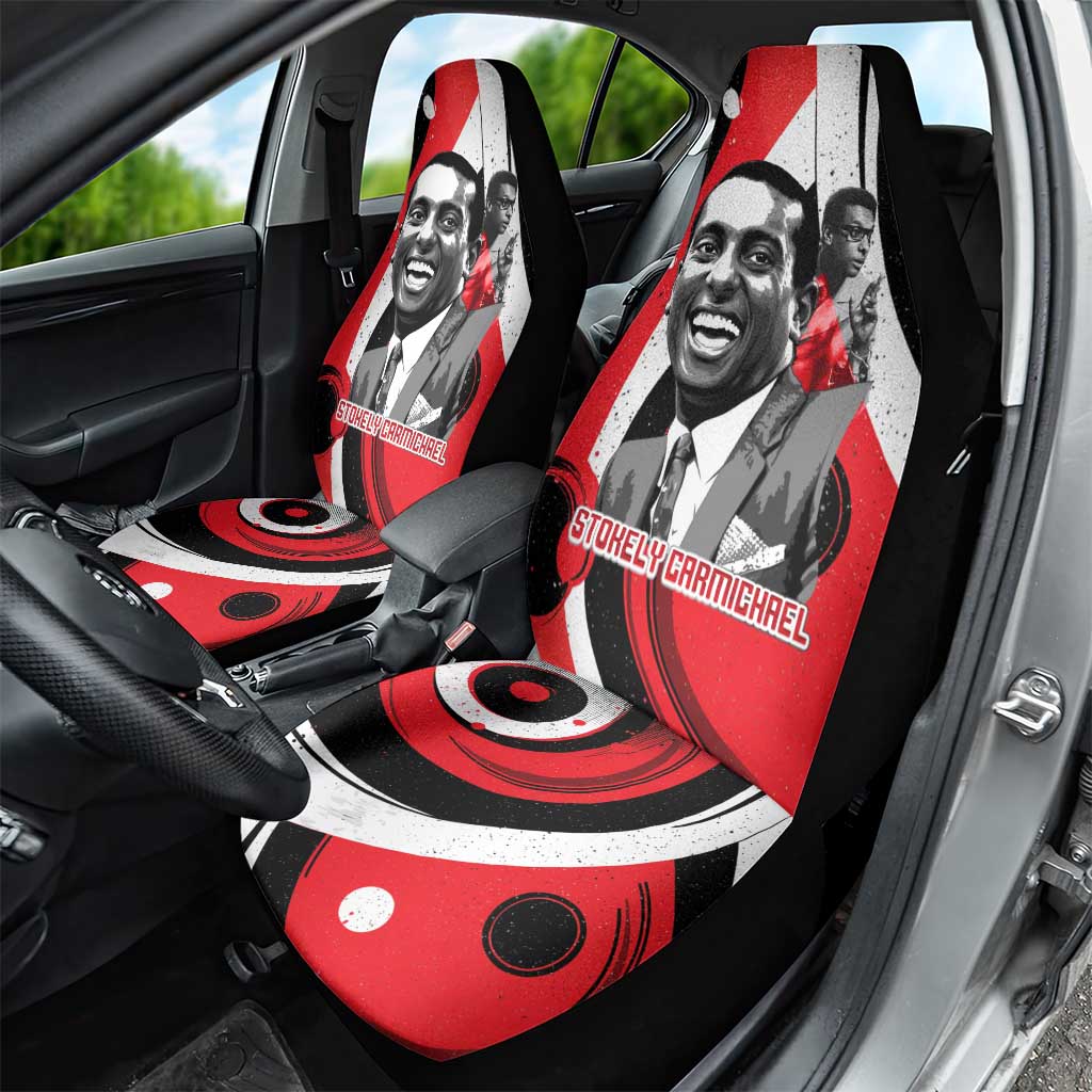 Stokely Carmichael Car Seat Cover Abstract Design Black Power Text Civil Rights Activist - Wonder Print Shop