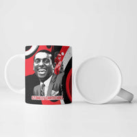 Stokely Carmichael Ceramic Mug Abstract Design Black Power Text Civil Rights Activist - Wonder Print Shop