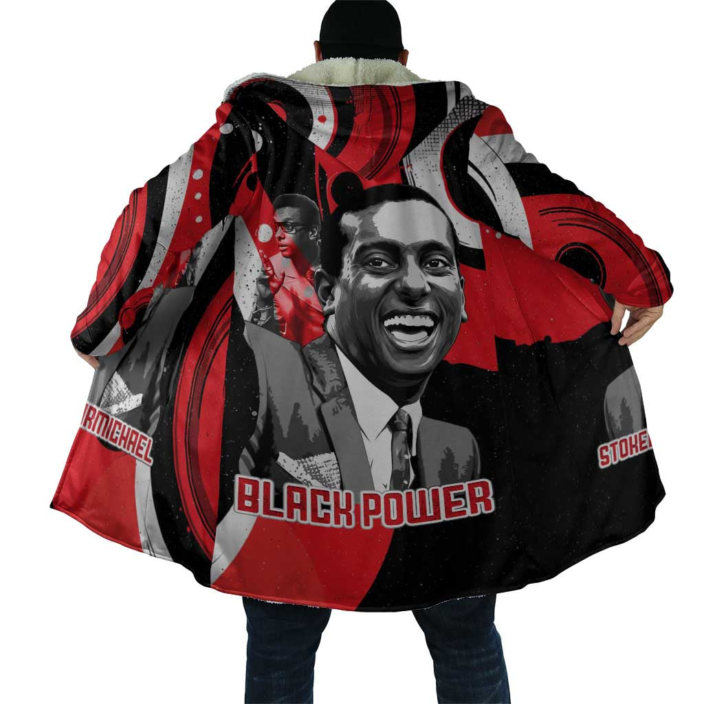 Stokely Carmichael Cloak Abstract Design Black Power Text Civil Rights Activist - Wonder Print Shop