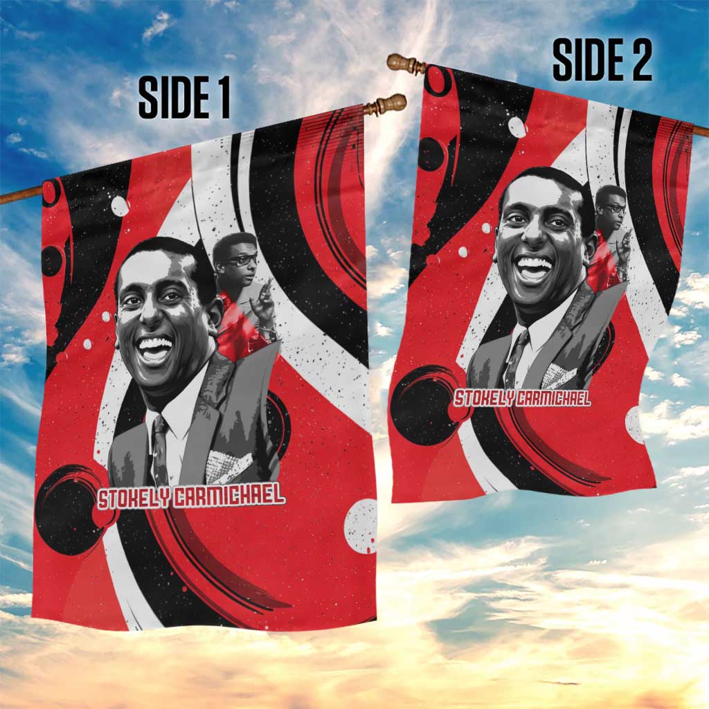 Stokely Carmichael Garden Flag Abstract Design Black Power Text Civil Rights Activist - Wonder Print Shop