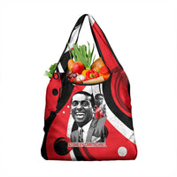 Stokely Carmichael Grocery Bag Abstract Design Black Power Text Civil Rights Activist - Wonder Print Shop