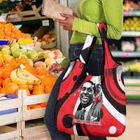Stokely Carmichael Grocery Bag Abstract Design Black Power Text Civil Rights Activist - Wonder Print Shop