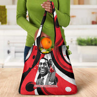 Stokely Carmichael Grocery Bag Abstract Design Black Power Text Civil Rights Activist - Wonder Print Shop