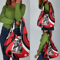 Stokely Carmichael Grocery Bag Abstract Design Black Power Text Civil Rights Activist - Wonder Print Shop