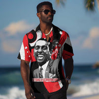 Stokely Carmichael Hawaiian Shirt Abstract Design Black Power Text Civil Rights Activist - Wonder Print Shop