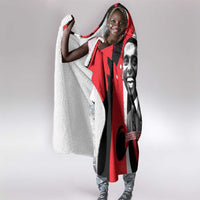 Stokely Carmichael Hooded Blanket Abstract Design Black Power Text Civil Rights Activist - undefined