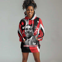Stokely Carmichael Hoodie Dress Abstract Design Black Power Text Civil Rights Activist - Wonder Print Shop