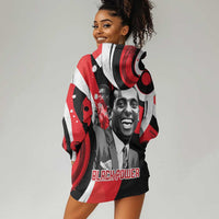 Stokely Carmichael Hoodie Dress Abstract Design Black Power Text Civil Rights Activist - Wonder Print Shop
