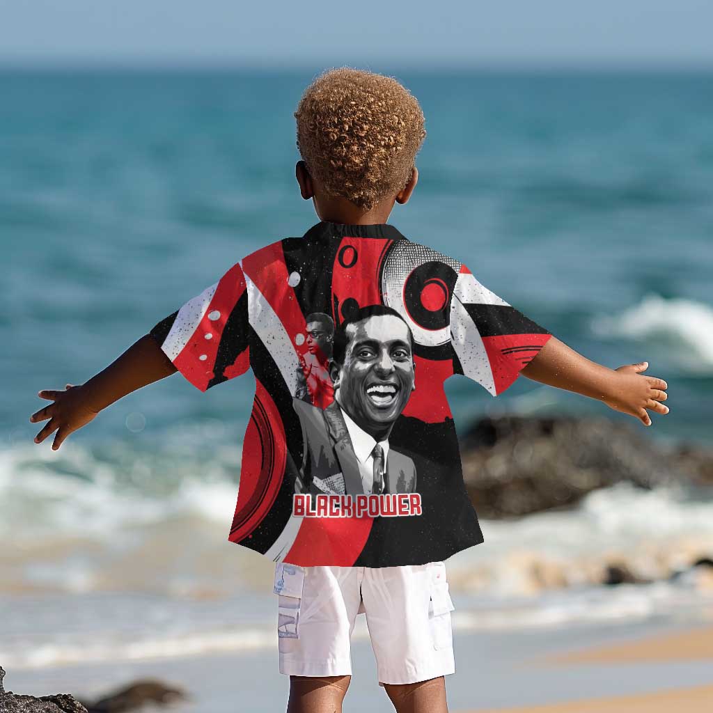 Stokely Carmichael Kid Hawaiian Shirt Abstract Design Black Power Text Civil Rights Activist - Wonder Print Shop