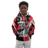 Stokely Carmichael Kid Hoodie Abstract Design Black Power Text Civil Rights Activist - Wonder Print Shop