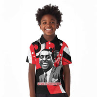 Stokely Carmichael Kid Polo Shirt Abstract Design Black Power Text Civil Rights Activist - Wonder Print Shop