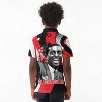 Stokely Carmichael Kid Polo Shirt Abstract Design Black Power Text Civil Rights Activist - Wonder Print Shop