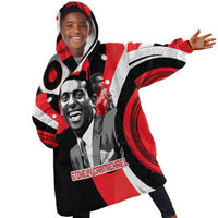 Stokely Carmichael Kid Wearable Blanket Hoodie Abstract Design Black Power Text Civil Rights Activist - Wonder Print Shop