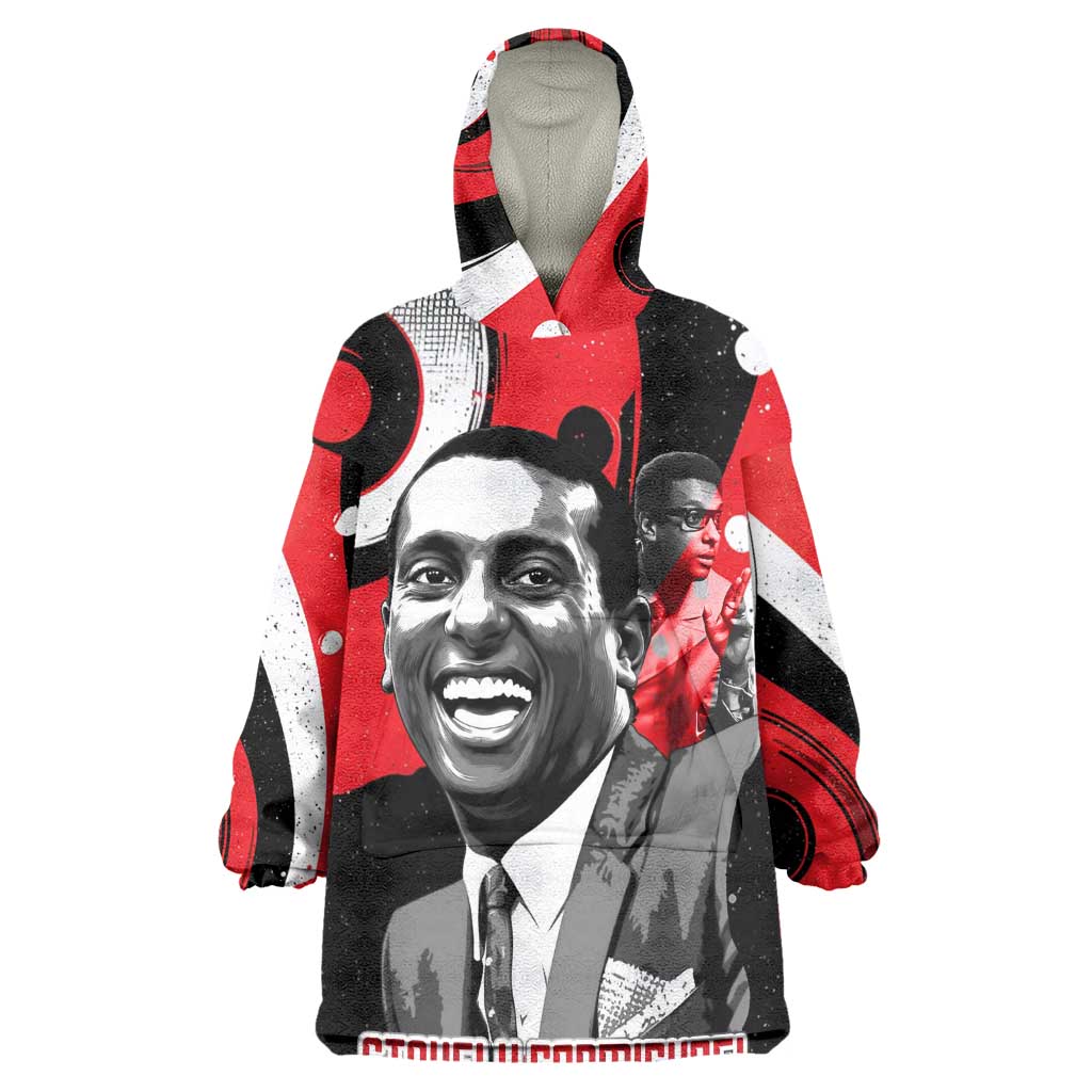 Stokely Carmichael Kid Wearable Blanket Hoodie Abstract Design Black Power Text Civil Rights Activist - Wonder Print Shop