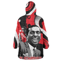 Stokely Carmichael Kid Wearable Blanket Hoodie Abstract Design Black Power Text Civil Rights Activist - Wonder Print Shop