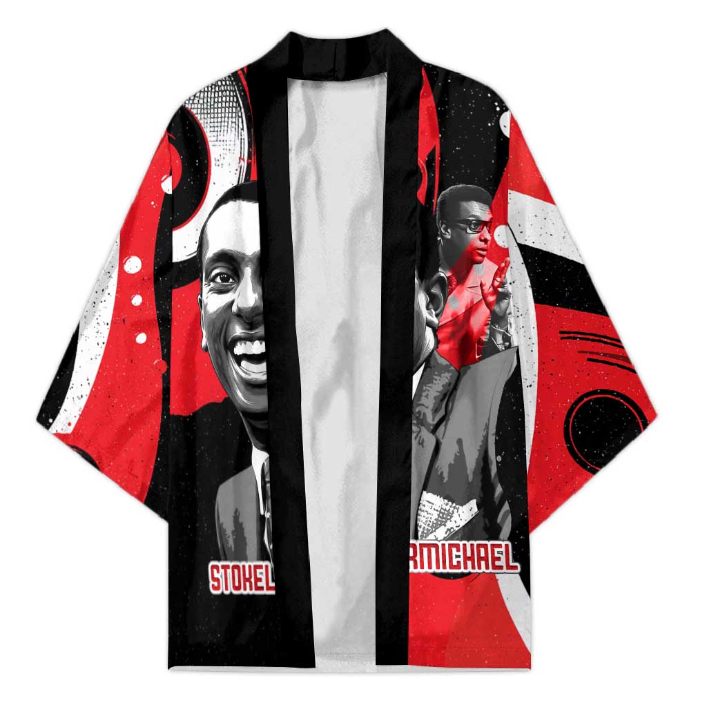 Stokely Carmichael Kimono Abstract Design Black Power Text Civil Rights Activist - Wonder Print Shop