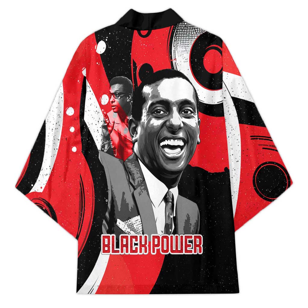 Stokely Carmichael Kimono Abstract Design Black Power Text Civil Rights Activist - Wonder Print Shop