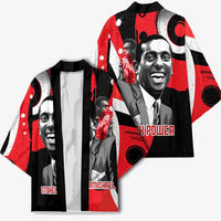 Stokely Carmichael Kimono Abstract Design Black Power Text Civil Rights Activist - Wonder Print Shop
