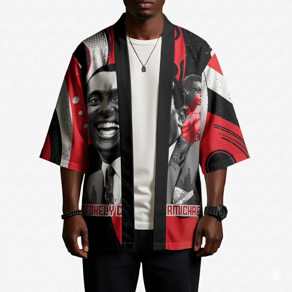 Stokely Carmichael Kimono Abstract Design Black Power Text Civil Rights Activist - Wonder Print Shop