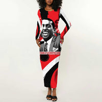 Stokely Carmichael Long Sleeve Bodycon Dress Abstract Design Black Power Text Civil Rights Activist - Wonder Print Shop