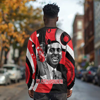 Stokely Carmichael Long Sleeve Shirt Abstract Design Black Power Text Civil Rights Activist - Wonder Print Shop