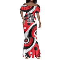 Stokely Carmichael Mermaid Dress Abstract Design Black Power Text Civil Rights Activist - Wonder Print Shop