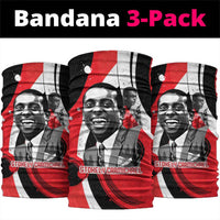 Stokely Carmichael Neck Gaiter Abstract Design Black Power Text Civil Rights Activist - Wonder Print Shop