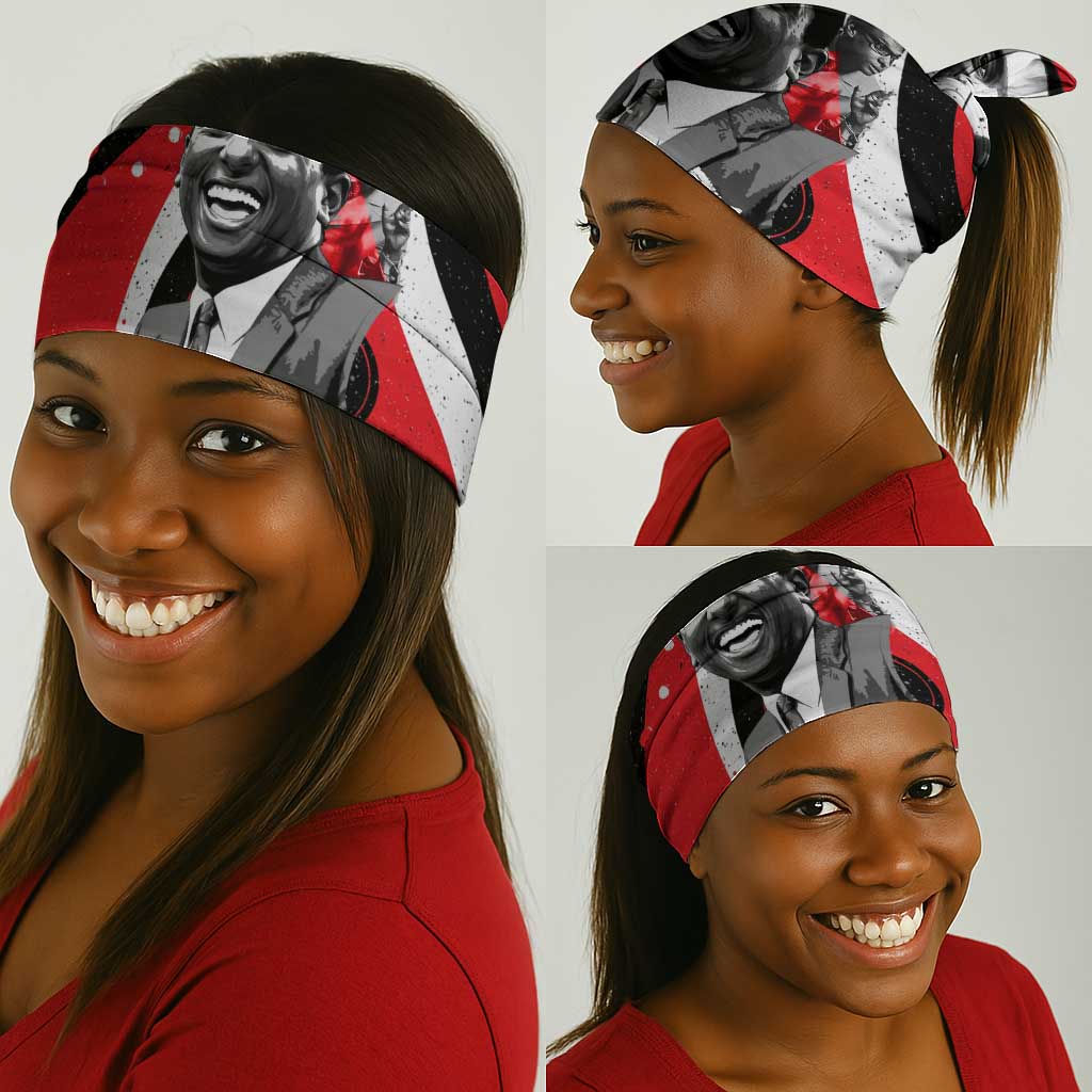 Stokely Carmichael Neck Gaiter Abstract Design Black Power Text Civil Rights Activist - Wonder Print Shop