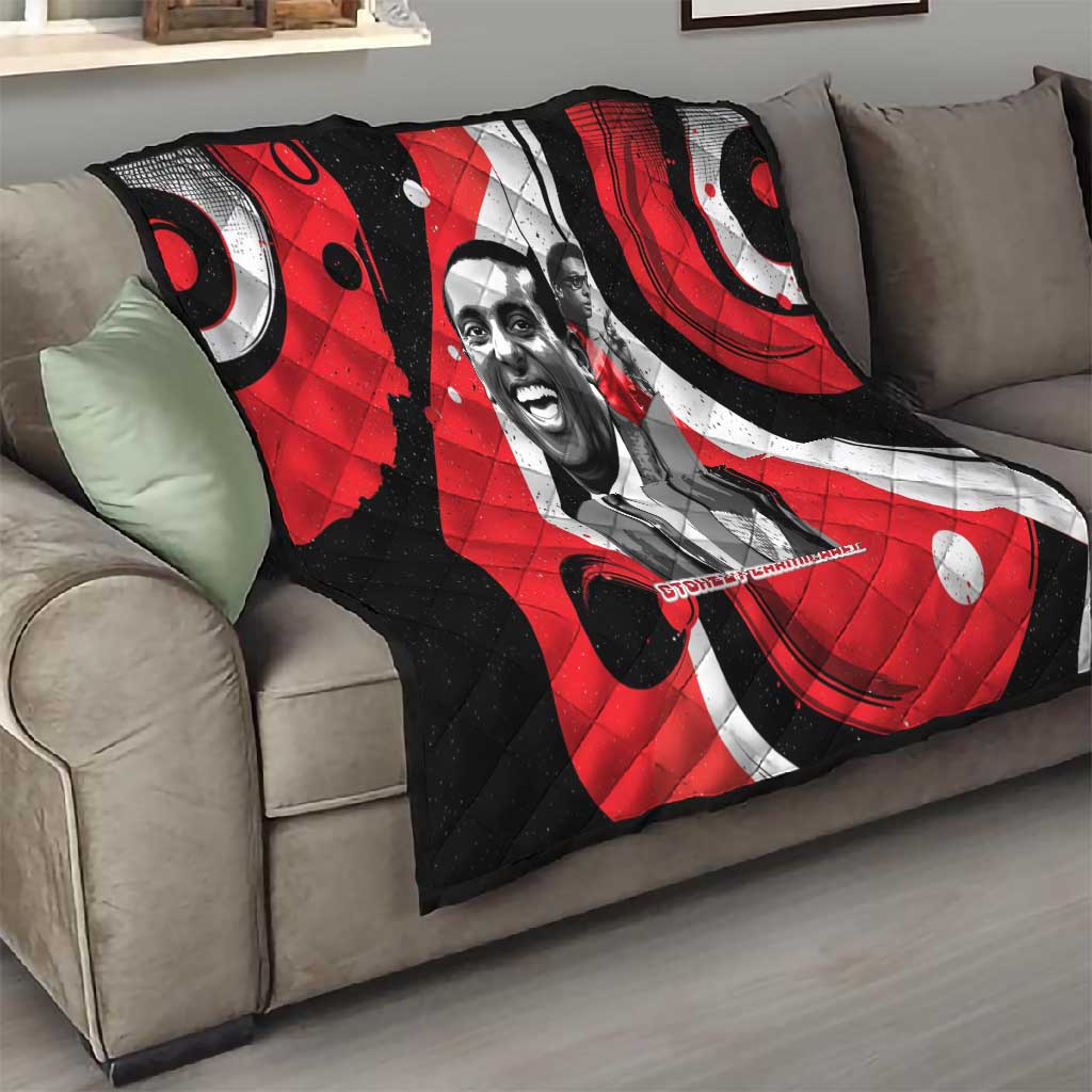 Stokely Carmichael Quilt Abstract Design Black Power Text Civil Rights Activist - Wonder Print Shop