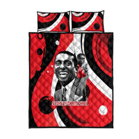 Stokely Carmichael Quilt Bed Set Abstract Design Black Power Text Civil Rights Activist - Wonder Print Shop